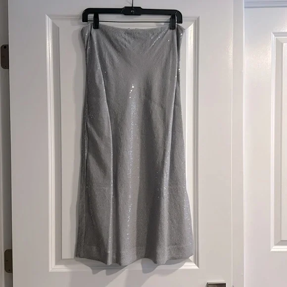 ⭐️HP⭐️ NWT Madewell Sequins Midi Skirt - Picture 6 of 8